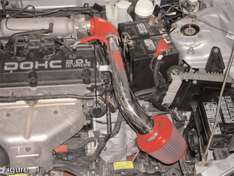 ECLIPSE TD307PAIIBK 改 Injen 95-99 Eclipse 4 Cyl. Non Turbo No Spyder Polished Short Ram