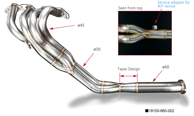 2/16まで　タータン Toda Racing 4AG (AE86) Exhaust Manifold Ver.2 (4-2-1 SUS