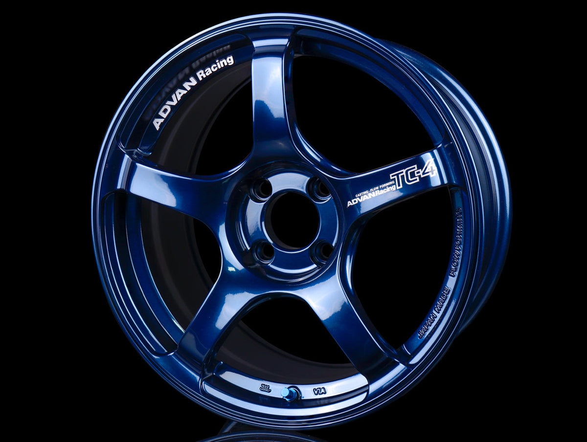 ADVAN Racing TC-4 16インチ 4H PCD100 8J+38 AdvanTC416x8_384x100IndigoBlue