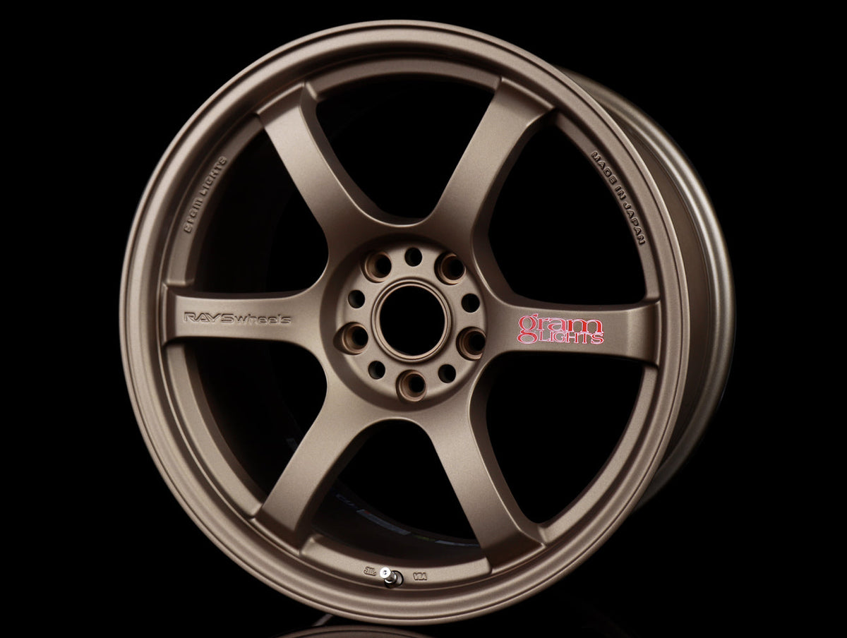 Rays Gram Lights 57DR Wheels - Bronze 18x9.5 / 5x114 / +38