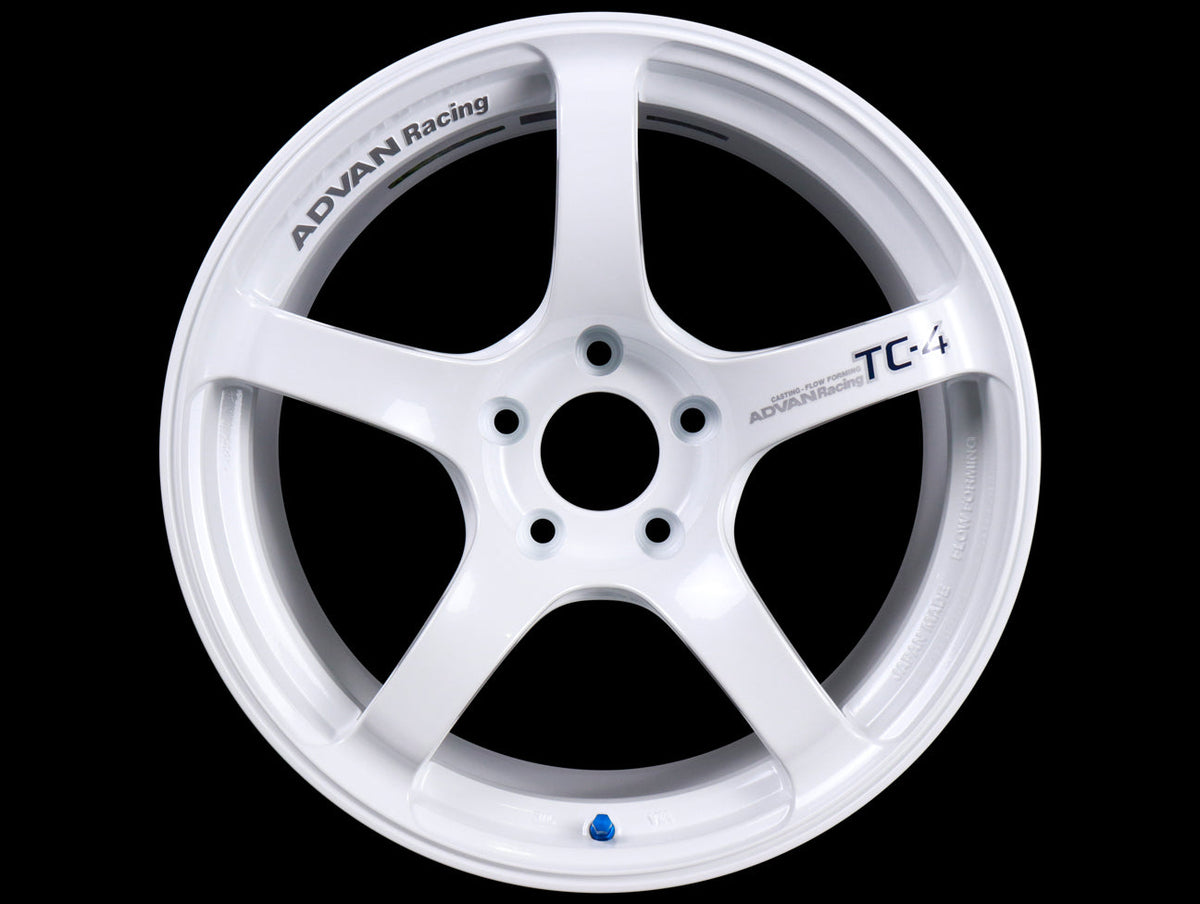 Advan Racing TC4 Wheels - White / 18x9.5 / 5x114.3 / +35 - JHPUSA