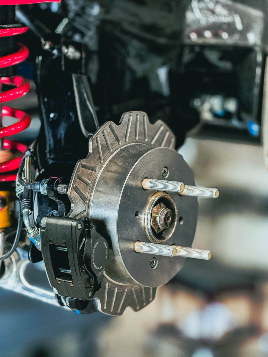 gear brakes SpeedFactory Racing AWD / FWD Lightweight Rear Staging Brakes Kit