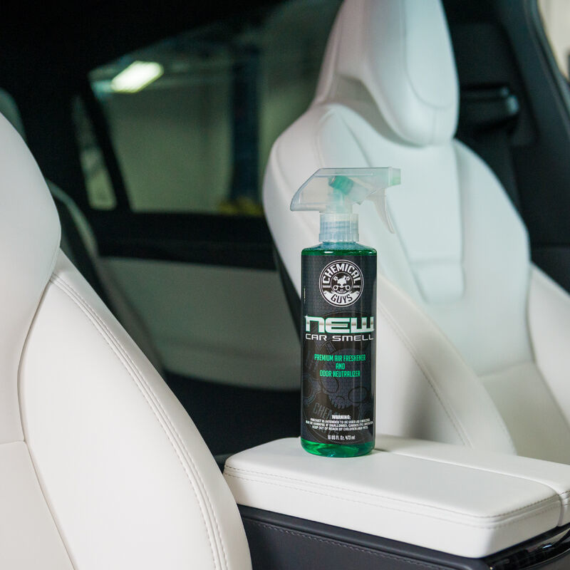 Chemical Guys New Car Smell Air Freshener & Odor Eliminator - 16oz –  SpeedFactoryRacing