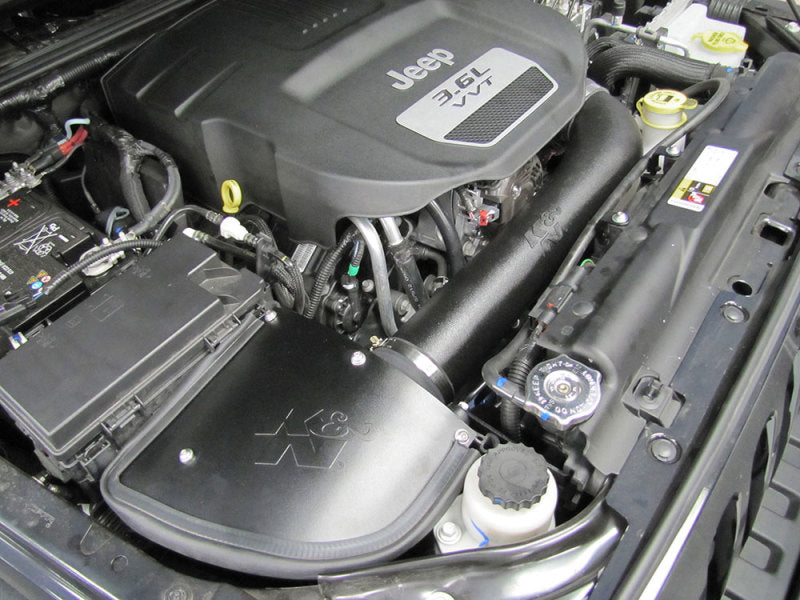 K&N 12-14 Jeep Wrangler V6 3.6L Performance Intake Kit 