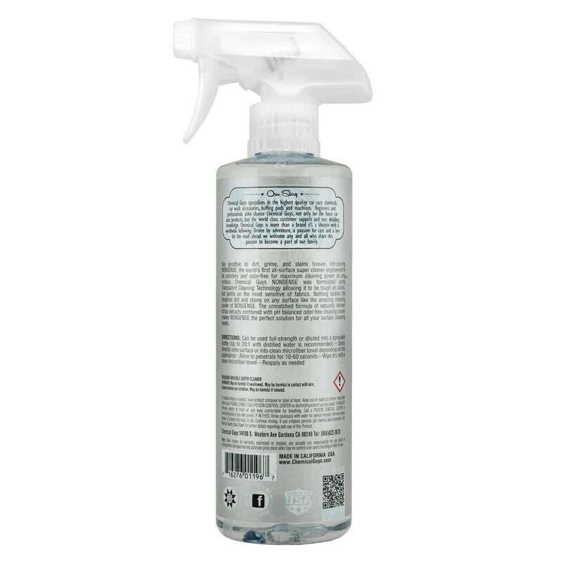 Chemical Guys Nonsense Colorless & Odorless All Surface Cleaner - 16oz –  SpeedFactoryRacing
