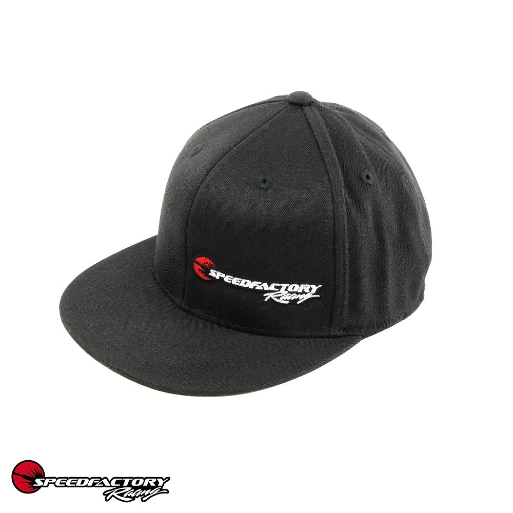 SpeedFactory Racing Logo Flex Fit or SpeedFactoryRacing - Flat Curved Bill Hat –