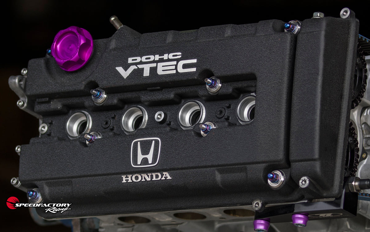 SpeedFactory Racing B-Series VTEC Titanium Valve Cover Hardware