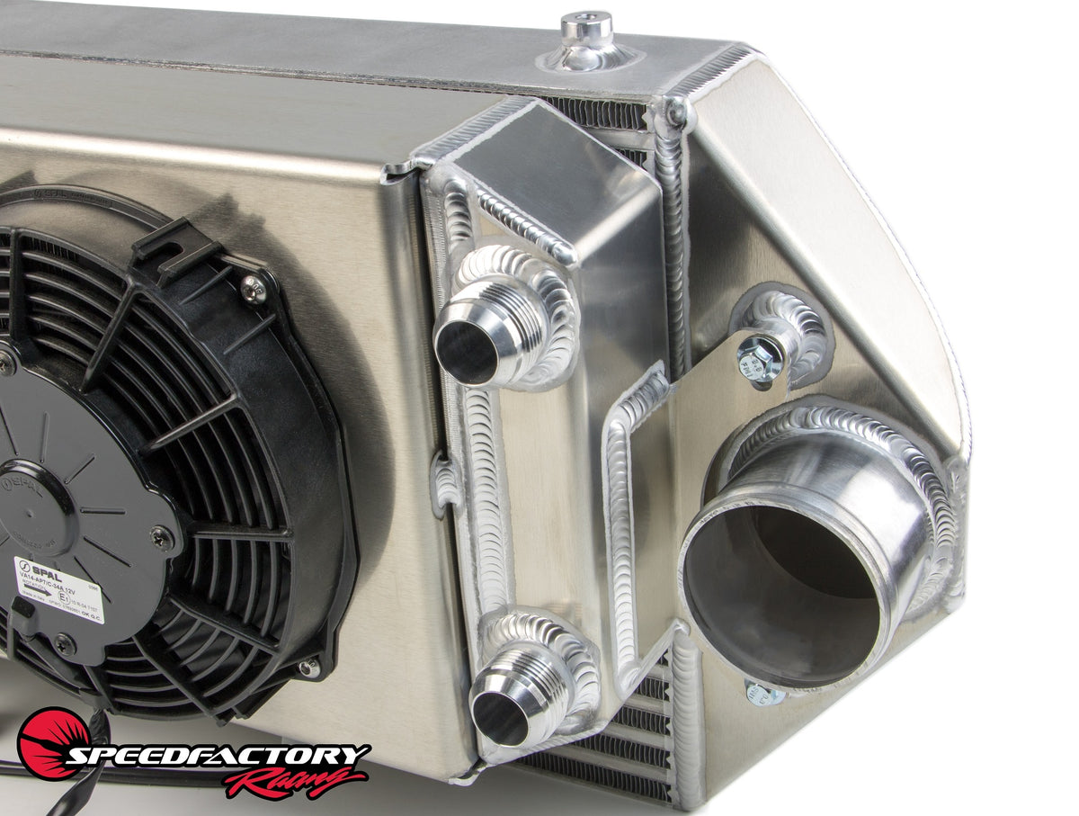 SpeedFactory Racing Dual Backdoor Intercooler | Tucked Radiator