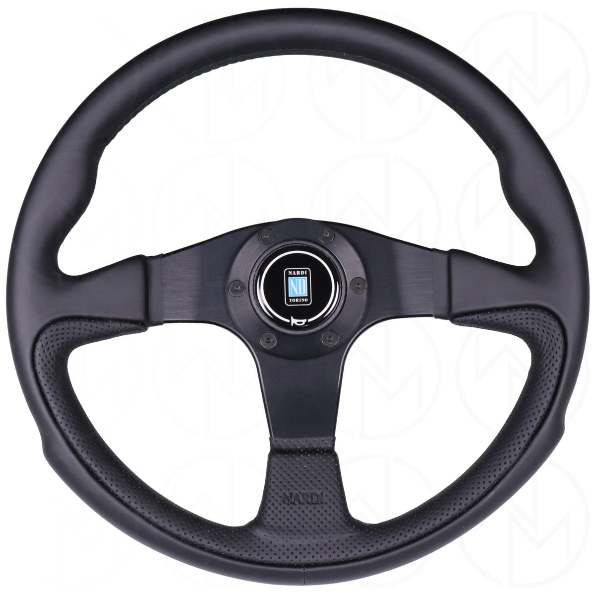 Nardi Challenge Steering Wheel - 350mm Combo Leather w/Black