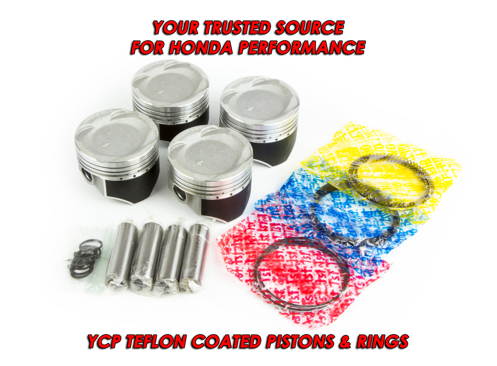 YCP Vitara Pistons with Rings for D15/D16 SOHC Engines Civic