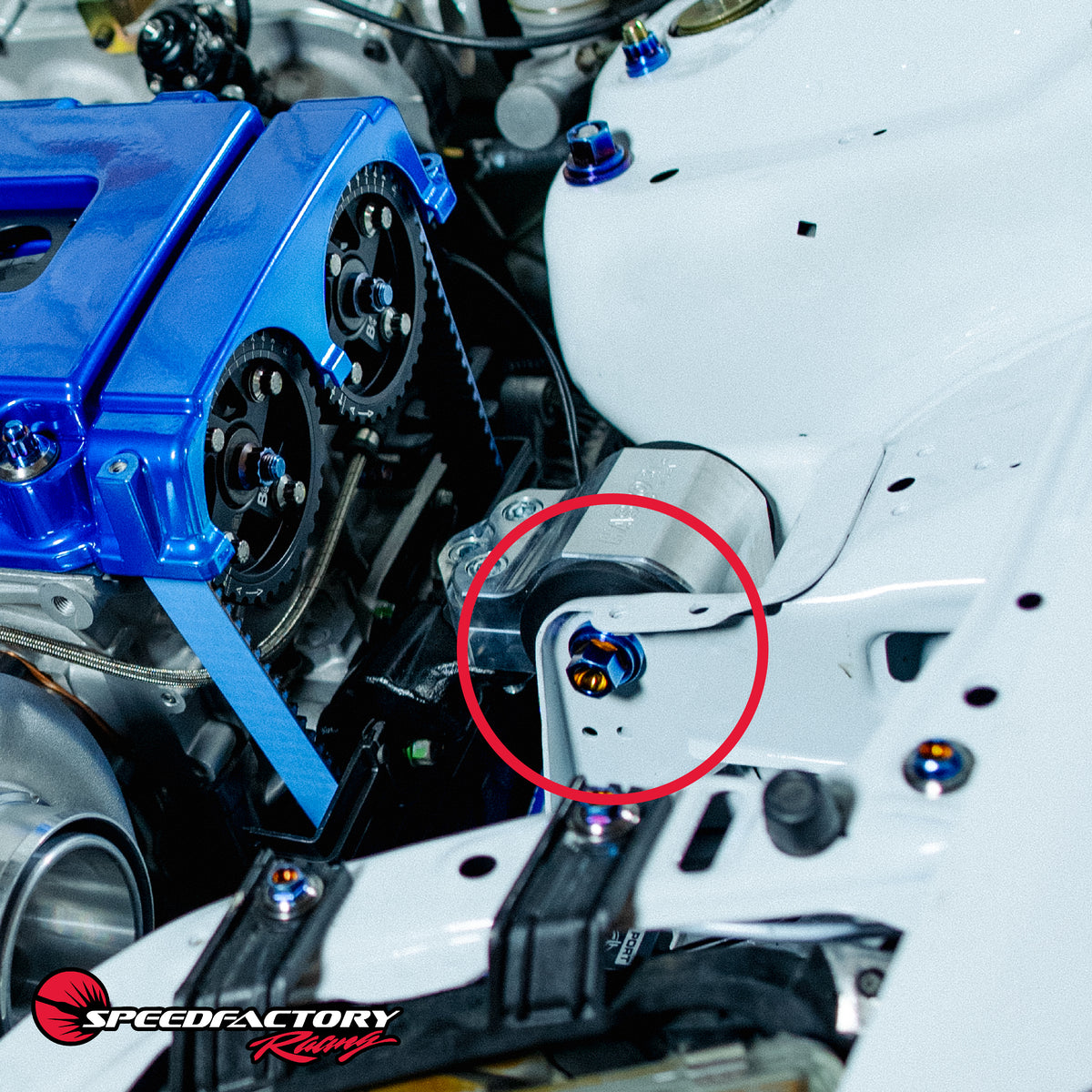 SpeedFactory Racing Titanium EG / DC / EK Engine Mount Hardware