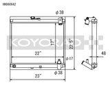 Koyo 86-88 Mazda RX-7 FC NA/Turbo (MT) Radiator