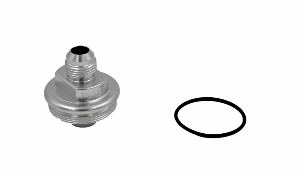 Fuel Filter Outlet Cap -10AN Clear FUELAB