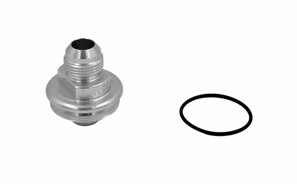 Fuel Filter Outlet Cap -12AN Clear FUELAB