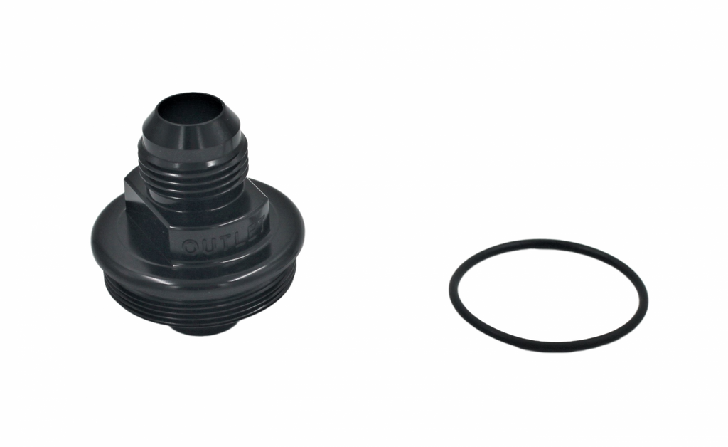 Fuel Filter Outlet Cap -12AN Black FUELAB