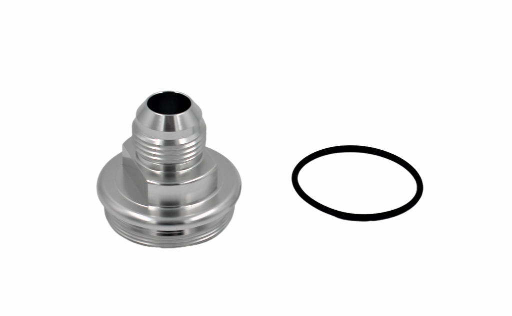 Fuel Filter Inlet Cap -12AN Clear FUELAB