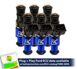 1200cc (110 lbs/hr at 43.5 PSI fuel pressure) FIC Fuel  Injector Clinic Injector Set for Ford Falcon XR6T (FG) (is412-1200h)