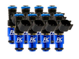 1200cc-D (110 lbs/hr at 43.5 PSI fuel pressure) FIC Fuel  Injector Clinic Injector Set for Ford Shelby GT500 (2007-2014)(High-Z) (is404-1200h-d)