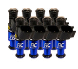 1440cc (160 lbs/hr at OE 58 PSI fuel pressure) FIC Fuel Injector Clinic Injector Set for 4.8/5.3/6.0 Truck Motors ('07-'13) (High-Z) (is305-1440h)
