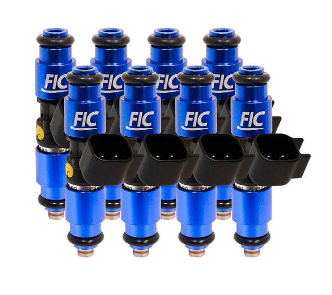 1440cc (160 lbs/hr at OE 58 PSI fuel pressure) FIC Fuel Injector Clinic Injector Set for Dodge 5.2L/5.9L (1994-1998) (High-Z) (IS154-1440H)