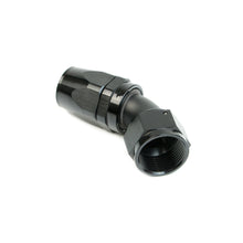 Load image into Gallery viewer, SpeedFactory Racing -10 AN Black Anodized Hose End Fitting - 45 Degree