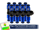 1650cc (180 lbs/hr at 58 PSI fuel pressure) FIC Fuel  Injector Clinic Injector Set for Ford F150 (2004+) Ford Lightning (1999-2004) Injector Sets (is407-1650h)
