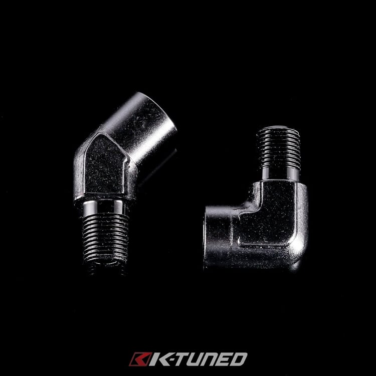 K-Tuned 1/8 NPT Elbow 45 deg or 90 deg