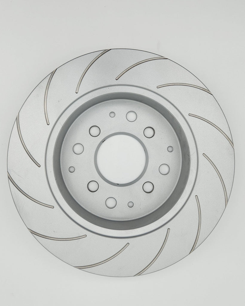 KS tuned Replacement Front 4 Lug Slotted Rotor Set for Front Drag Brake Kit - Image 3