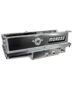 Oil Pan, Sbf, 351W, 2 Piece, External Wet Sump, -16 AN Pickup