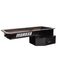 Oil Pan, Ford 5.0 Coyote, Road Race Baffled, Rear T-Sump, Steel