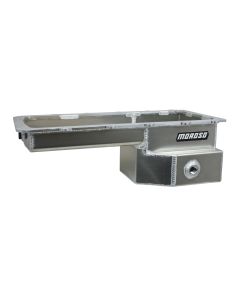 Oil Pan, Ford 5.0 Coyote, Road Race Baffled, Rear T-Sump, Alum.