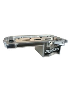 Oil Pan, GM Lv1 Lv3 Rear Sump, 6 In Deep, Road Race Baffle