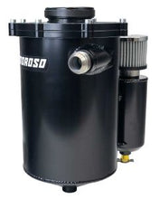 Load image into Gallery viewer, Dry Sump Tank, 2 Pc, 13 In Tall, 7 In Dia, With Breather Tank, 5 Qt, Black Powder Coat