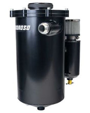Load image into Gallery viewer, Dry Sump Tank, 2 Pc, 15 In Tall, 7 In Dia, With Breather Tank, 6 Qt, Black Powder Coat