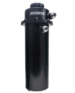 Dry Sump Tank Drag 2 Piece 6 In. Dia, Black Powder Coat