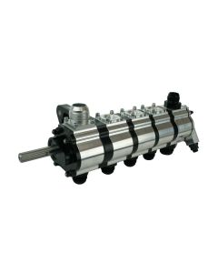 Dry Sump Pump, Tri-Lobe, Left Side. Door Car, 5 Stage, 1.800 Pressure