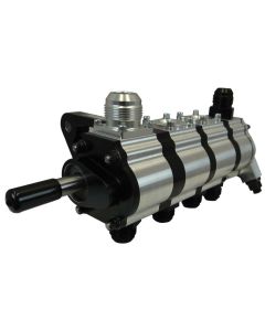 Dry Sump Pump, Tri-Lobe, Left Side, Door Car, 4 Stage, 1.200 Pressure, Fuel Pump Drive