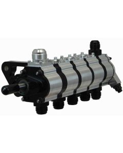 Dry Sump Pump, Tri-Lobe, Left Side, Door Car, 5 Stage, 1.200 Pressure, Fuel Pump Drive
