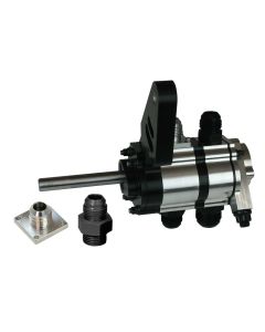 Dry Sump Pump, Tri Lobe, Passenger, Right Side, Motor Plate Mount, 2 Stage, Fuel Pump Drive 1.200