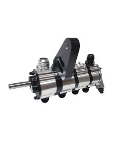 Dry Sump Pump, Tri Lobe, Passenger, Right Side Motor Plate Mount, 4 Stage, Fuel Pump Drive 1.200
