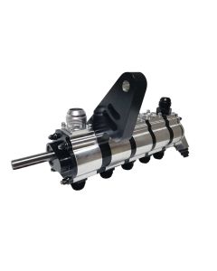Dry Sump Pump, Tri Lobe, Passenger, Right Side Motor Plate Mount, 5 Stage, Fuel Pump Drive 1.200