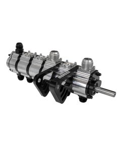 Dry Sump Pump, Tri-Lobe, Dual Mount, Drivers Left Side, 6 Stage, 1.200