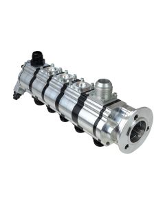 Dry Sump Pump, Tri Lobe, Rev Rotation, V-Band, Alston F.D. , 5 Stage, 1.500