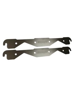 Exhaust Block Off Storage Plate, SBC Conv. Heads, Pair