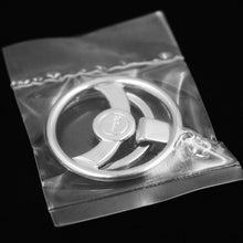 Load image into Gallery viewer, Billet Keychain - Metal Deceptive Steering Wheel