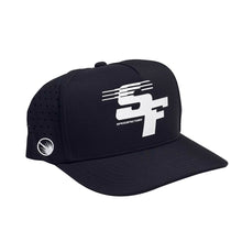 Load image into Gallery viewer, SpeedFactory Racing New Era Perforated Snapback - Black
