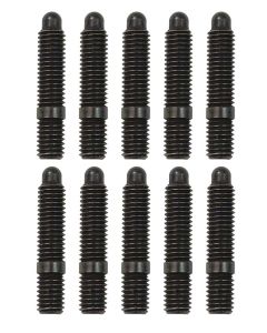 Bullet Nose Stud, M8 X 1.25 X 41 Mm, 10 Pack, Black Ox