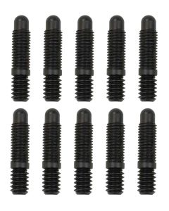 Bullet Nose Stud, 1/4-20 X 1/4-28 X 1 3/16, 10 Pack, Black Ox