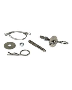 Hood Pins, Steel, 3/8 In