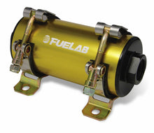 Load image into Gallery viewer, High Pressure EFI Electronic Fuel Injection In Line Fuel Pump Rated up to 1000HP Street/Strip Speed Adjustable DC Brushless Driven Fuel Pump Gold FUELAB